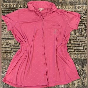 Juicy Couture Pink Button-Down Shirt